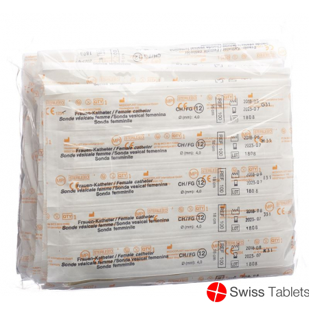 Qualimed Frauenkatheter 18cm Ch12 PVC Steril 100 Stück buy online