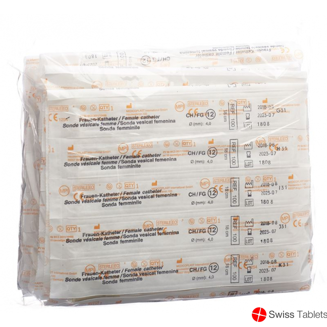 Qualimed Frauenkatheter 18cm Ch12 PVC Steril 100 Stück buy online
