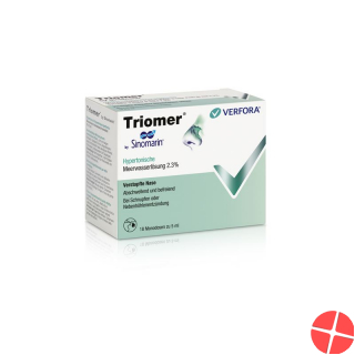 Triomer Lösung Sinomarin Hyperton 18 Monodosis 5ml