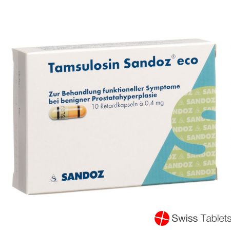 Tamsulosin Sandoz Eco Retard Kapseln 0.4mg 10 Stück buy online