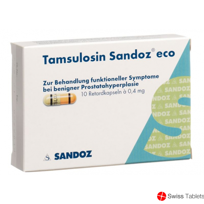 Tamsulosin Sandoz Eco Retard Kapseln 0.4mg 10 Stück buy online