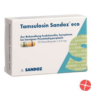 Tamsulosin Sandoz Eco Retard Kapseln 0.4mg 30 Stück