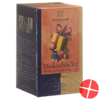 Sonnentor thank you tea 1.5 g 18 double chamber bags