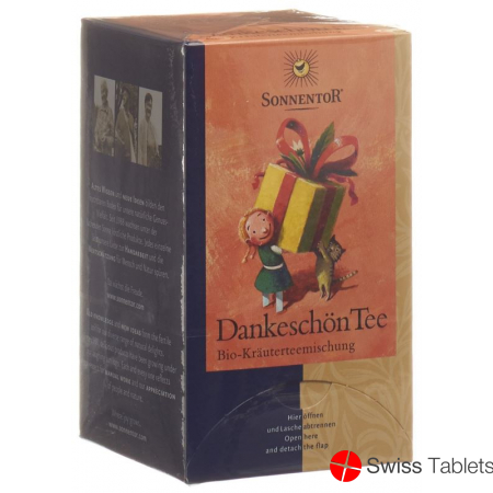 Sonnentor Dankeschoen Tee Doppelkammer 18x 1.5g buy online