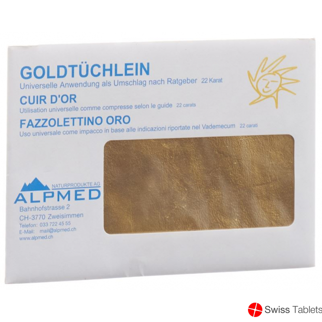 Alpmed gold handkerchief buy online