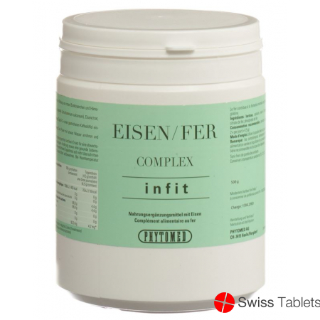 Infit Complex Eisen Pulver 500g buy online