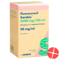 Fluorouracil Sandoz 5000mg/100ml Durchstechflasche 100ml