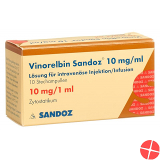 Vinorelbin Sandoz 10mg/ml 10 Durchstechflaschen 1ml