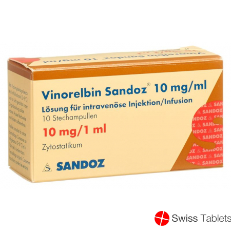 Vinorelbin Sandoz 10mg/ml 10 Durchstechflaschen 1ml buy online