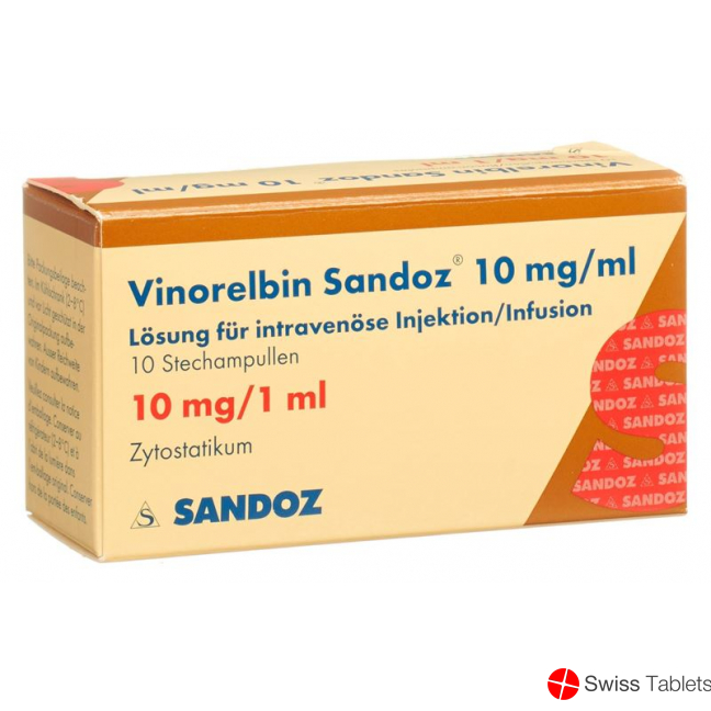 Vinorelbin Sandoz 10mg/ml 10 Durchstechflaschen 1ml buy online