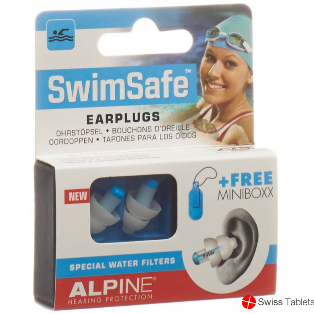 Alpine Swimsafe earplugs 1 pair buy online
