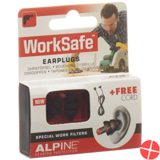 Alpine Worksafe earplugs 1 pair