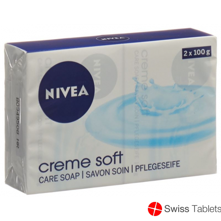 Nivea Cremeseife Creme Soft Duo 2x 100g buy online
