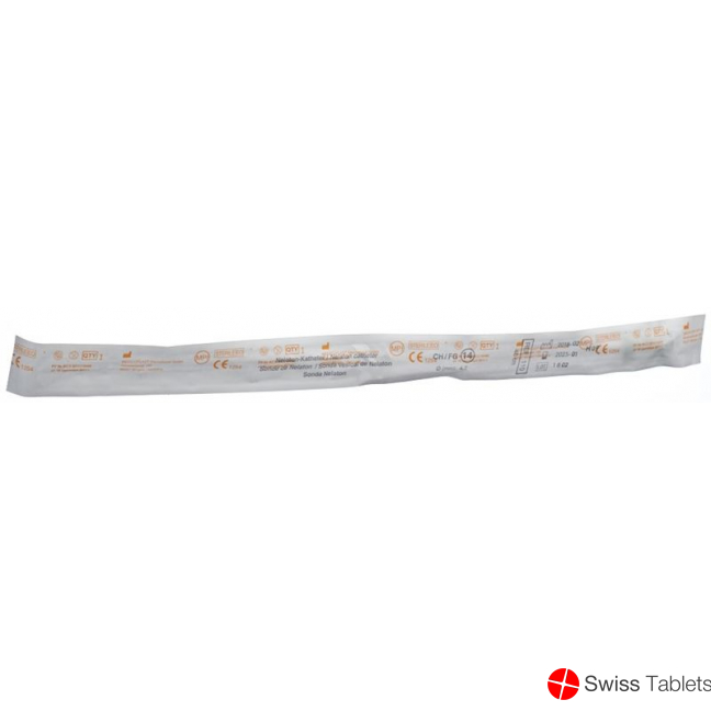Qualimed Katheter 40cm Ch14 Nelaton PVC Steril buy online