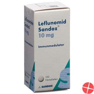 Leflunomid Sandoz Filmtabletten 10mg 100 Stück