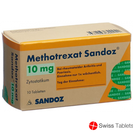 Methotrexat Sandoz Tabletten 10mg 10 Stück buy online