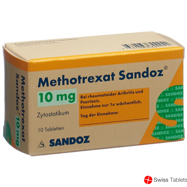 Methotrexat Sandoz Tabletten 10mg 10 Stück buy online