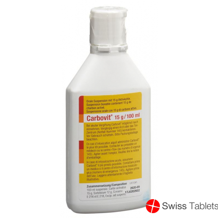 Carbovit Suspension 15g/100ml Oral 100ml buy online