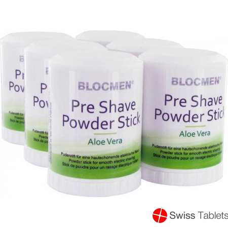 Blocmen Aloe Vera Pre Shave Powder Stick 60g buy online