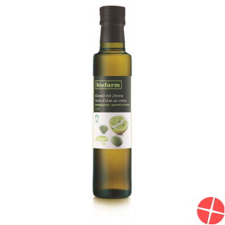 Biofarm Olivenöl mit Zitrone Knospe 250ml