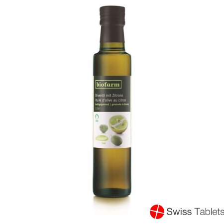 Biofarm Olivenöl mit Zitrone Knospe 250ml buy online