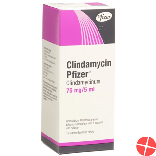 Clindamycin Pfizer Granulat 75mg/5ml Flasche 80ml