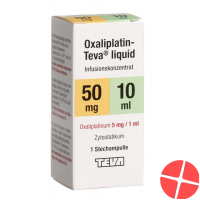 Oxaliplatin Teva 50mg/10ml Durchstechflasche 10ml
