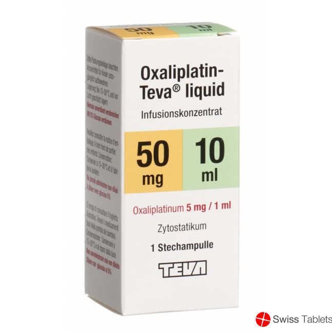 Oxaliplatin Teva 50mg/10ml Durchstechflasche 10ml buy online