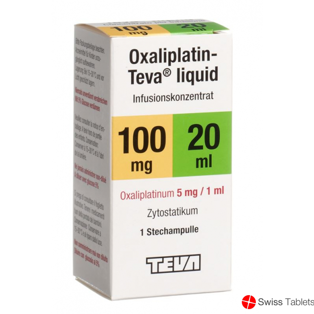 Oxaliplatin Teva 100mg/20ml Durchstechflasche 20ml buy online