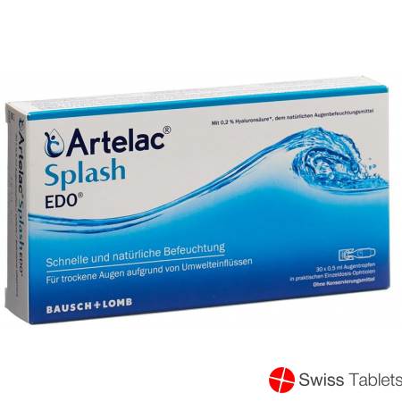 Artelac Splash Edo Augentropfen 30 Monodosis 0.5ml buy online