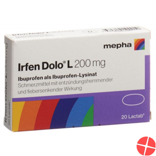 Irfen Dolo L Lactabs 200mg 20 Stück