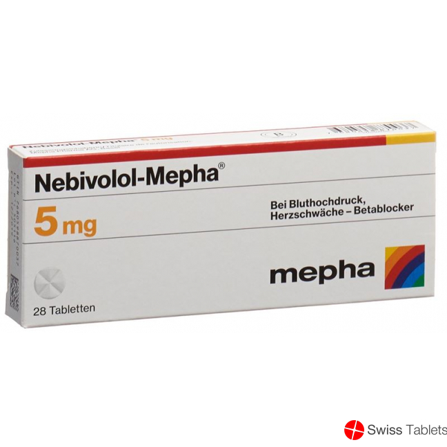 Nebivolol Mepha 5 Tabletten 5mg 28 Stück buy online