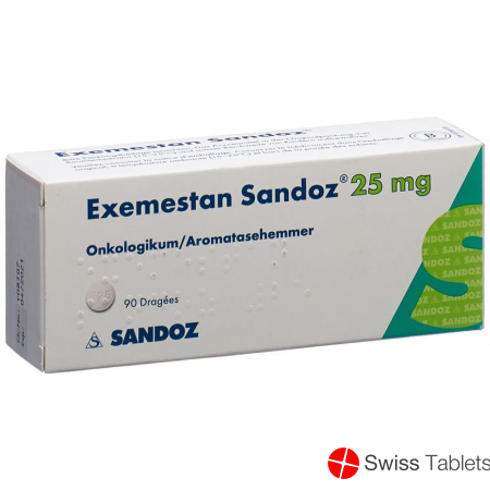 Exemestan Sandoz Filmtabletten 25mg 90 Stück buy online