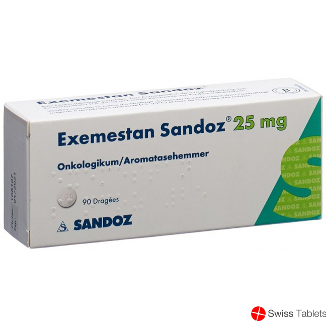 Exemestan Sandoz Filmtabletten 25mg 90 Stück buy online