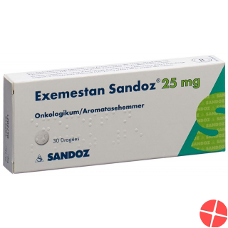 Exemestan Sandoz Filmtabletten 25mg 30 Stück