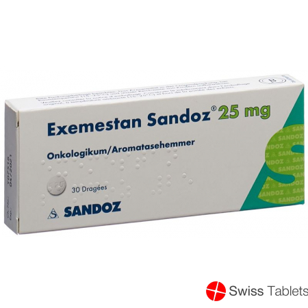 Exemestan Sandoz Filmtabletten 25mg 30 Stück buy online