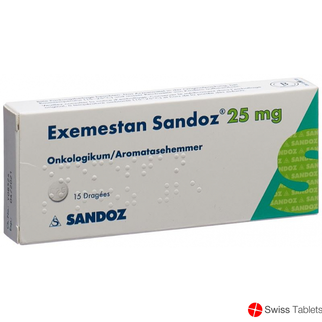 Exemestan Sandoz Filmtabletten 25mg 15 Stück buy online