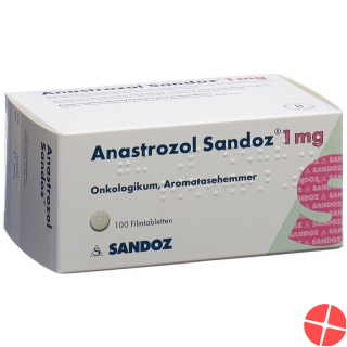 Anastrozol Sandoz Filmtabletten 1mg 100 Stück