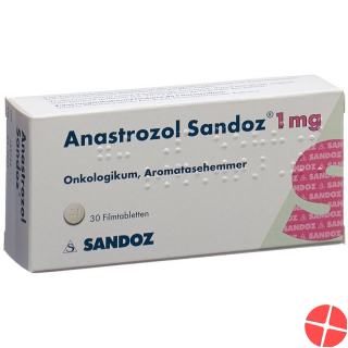 Anastrozol Sandoz Filmtabletten 1mg 30 Stück