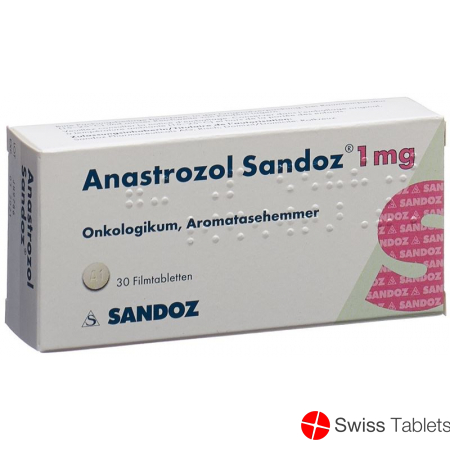 Anastrozol Sandoz Filmtabletten 1mg 30 Stück buy online