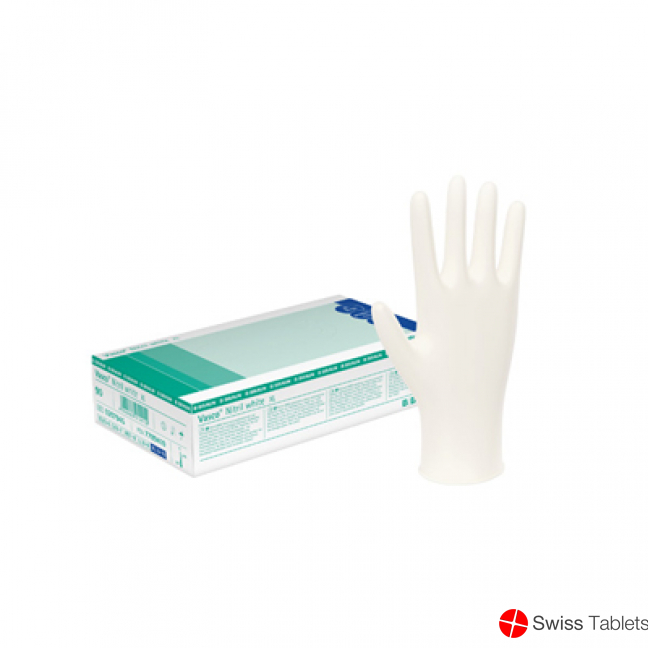 Vasco Nitril White Handschuhe Grösse M 150 Stück buy online