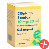 Cisplatin Sandoz 10mg/20ml Durchstechflasche 20ml
