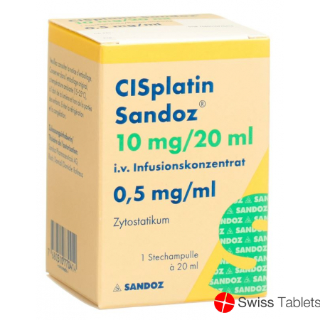 Cisplatin Sandoz 10mg/20ml Durchstechflasche 20ml buy online