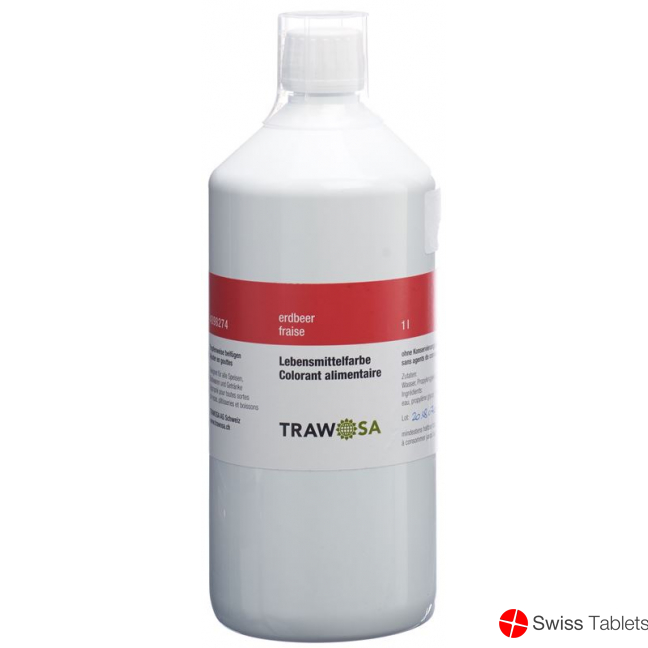 Trawosa Lebensmittelfarbstoff Erdbeer Flasche 1L buy online