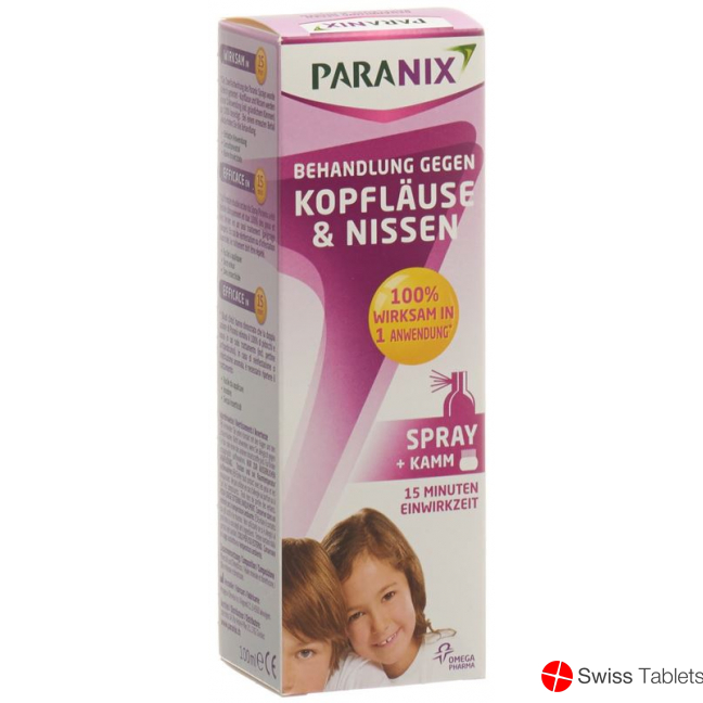 Paranix Anti Kopfläuse und Nissen Spray Kamm 100ml buy online