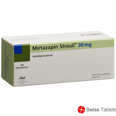 Mirtazapin Streuli Filmtabletten 30mg 100 Stück buy online