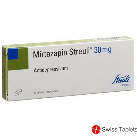 Mirtazapin Streuli Filmtabletten 30mg 30 Stück buy online