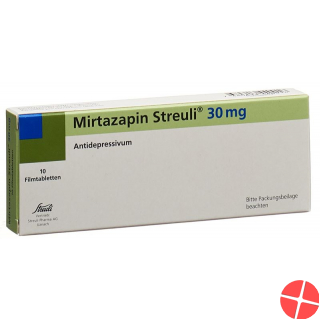 Mirtazapin Streuli Filmtabletten 30mg 10 Stück