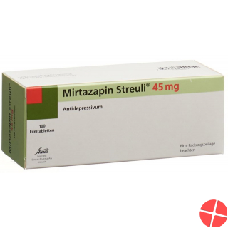 Mirtazapin Streuli Filmtabletten 45mg 100 Stück