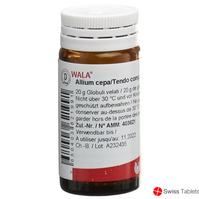 Wala Allium Cepa/tendo Comp Globuli Flasche 20g buy online